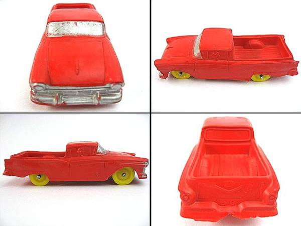 1950’s AUBURN RUBBER ビンテージ TOY おもちゃ トラック ランチェロ エルカミ シボレー FORD フォード V8 ドラッグレース フラットヘッド