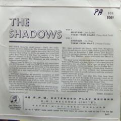 ★特選★THE SHADOWS/THE SHADOWS'1961UK COLUMBIA EPS_画像2
