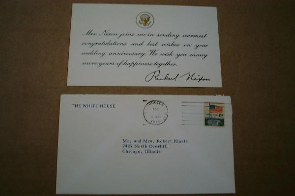 ニクソン大統領からのバースデー・カード_画像1