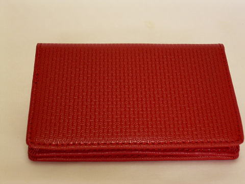 * new goods imitation leather * card-case * card-case AGIS( red NO3)