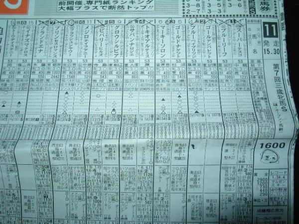 1990年?。硽r牝馬Ｓの「競馬エイト」 ブルーベイブリッジ　