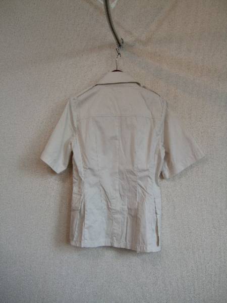 SLY бежевый короткий рукав блузон (USED)42215)