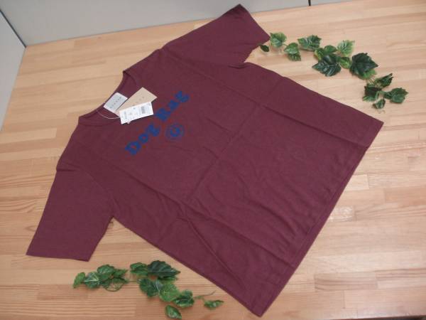 未使用☆DOG RAG☆半袖 ロゴTシャツ L 定価4,800円