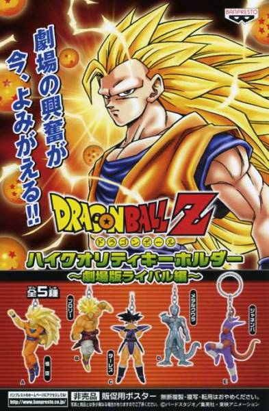 ヤフオク ドラゴンボールz ハイクオリティキーホルダー 劇