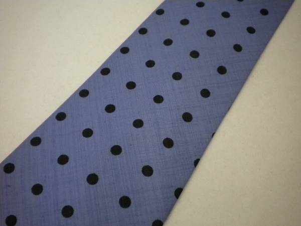 新品 ネクタイ ブルーのドット柄_画像3