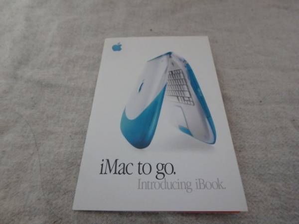 k3 Apple iBOOK. pamphlet hard-to-find collector goods 1999 year 