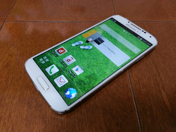 休日限定 即落/即発!!美中古品 ホワイト S4 Galaxy SC-04E Android