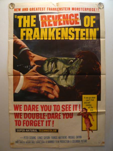 フランケンシュタインの復讐　ＵＳ版オリジナルポスター