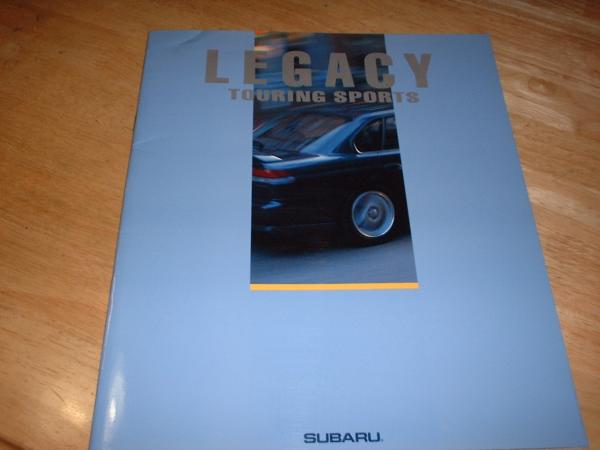 スバルレガシーツーリングスポーツカタログ【1993.10】（非売品_画像1