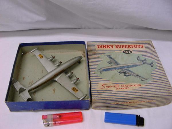  Vintage литье под давлением Dinky Lockheed пассажирский лайнер распродажа 