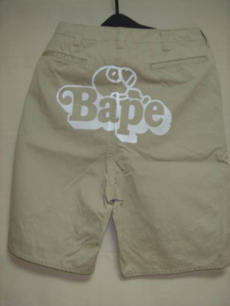 A BATHING APE エイプ　チノショートパンツ　「M」 お晝寢マイロ