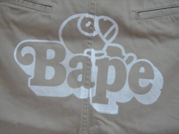 A BATHING APE エイプ　チノショートパンツ　「M」 お晝寢マイロ