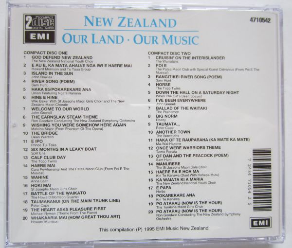 【送料無料】New Zealand Our Land Our Music 2CD 40曲_画像2
