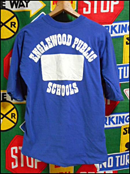 ☆希少なダブルフェイスでオススメな1枚☆Made in USA制アメリカ制RussellラッセルビンテージプリントTシャツ70年代70s金タグゴールドタグ