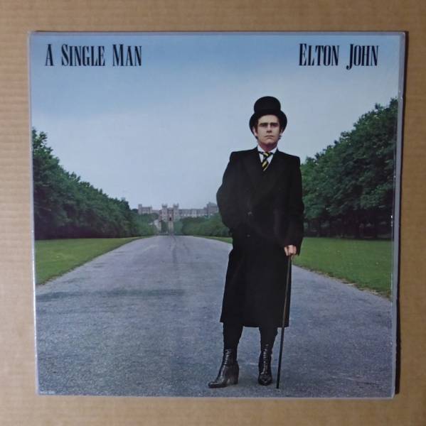 ELTON JOHN「A SINGLE MAN」米ORIG[初回MCA茶]シュリンク美品