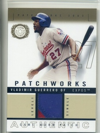 [ patch ]2003FLEER PATCHWORKS Vladimir Guerrero 063/250