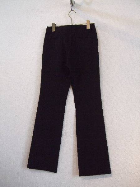 MICHELKLEIN黒ストレートパンツ（USED）30115)