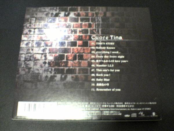 Tina CD「Cuore」初回盤★ティナ_画像2