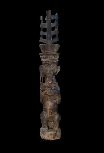 インドネシア・20世紀初期のスマトラ島沖ニアス島の大型祖先像_画像1