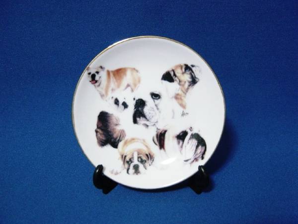 *bru собака Mini plate подставка есть America ..*