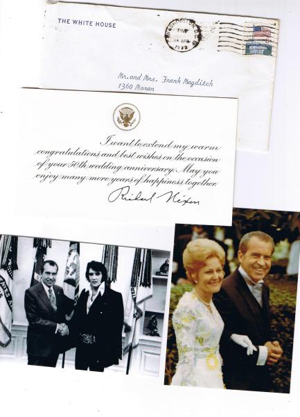 ニクソン大統領からの結婚50周年記念のカード　金婚式_画像3