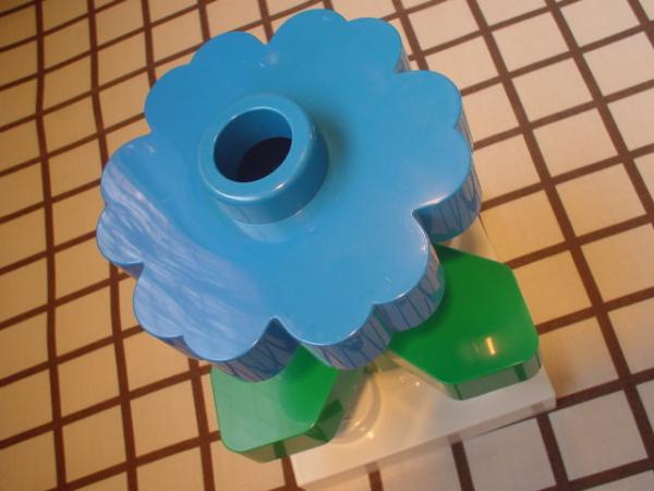 ◆LEGO/レゴ ジャンボブロック：お花◆ 『青い花』_画像2