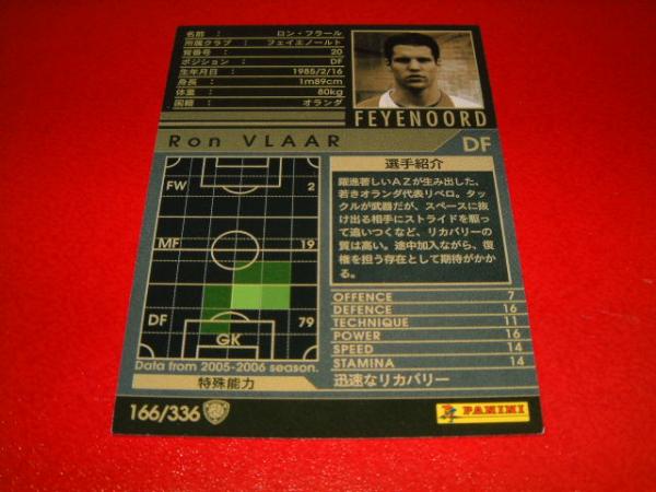 *絶版*[WCCF 05-06 166]白[ロン?フラール]★フェイエ★