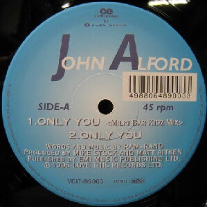$ JOHN ALFORD / ONLY YOU (VEJT-89003) ザ・プラターズ 名曲カバー SMOKE GETS IN YOUR EYES YYY126-1917-16-16