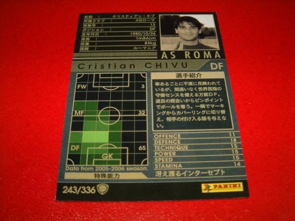 *絶版*[WCCF 05-06 243]黒[クリスティアン?キブ]★ローマ★★★