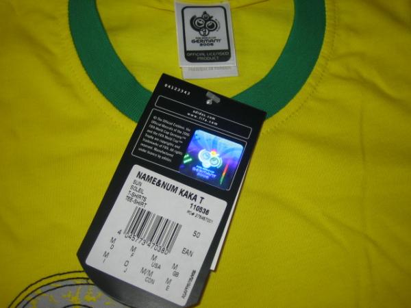 FIFA легализация World Cup официальный футболка KAKA M
