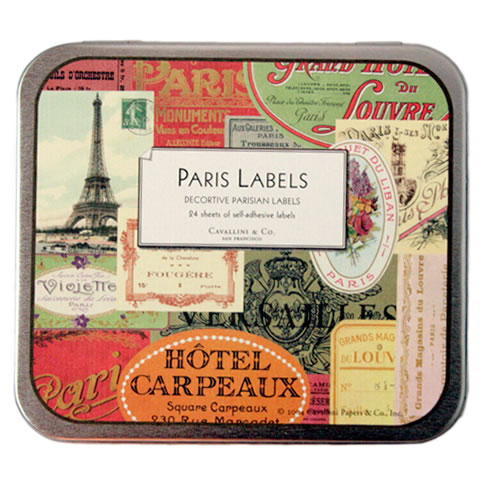 ▽▼44901▼▽＜CAVALLINI*トラベルステッカー＞PARIS LABELS_画像2