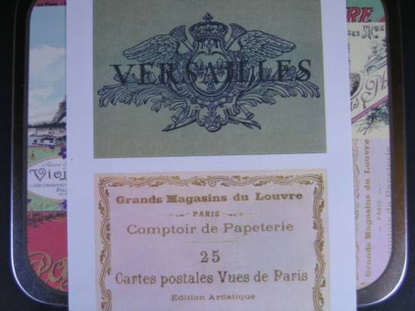 ▽▼44901▼▽＜CAVALLINI*トラベルステッカー＞PARIS LABELS_画像1