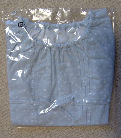 送料込*新品★フェリシモ☆ニココ サマーワンピース（ブルー水玉）*80*filissimo