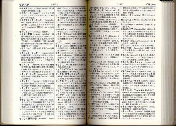 【b1176】昭62 カタカナ語新辞典[特装版]／旺文社_画像3