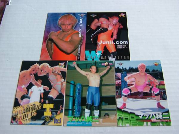 マッハ純二 5枚◆プロレス