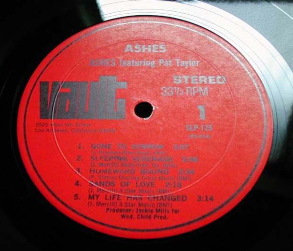 [LP]ASHES(125 американский VAULT1966 год первый раз FEATURING PAT TAYLOR носорог ke)