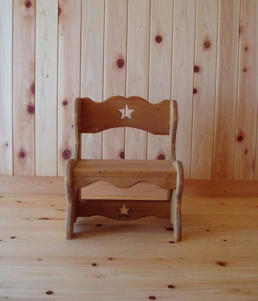  handmade * for children Country chair -* star Country furniture 