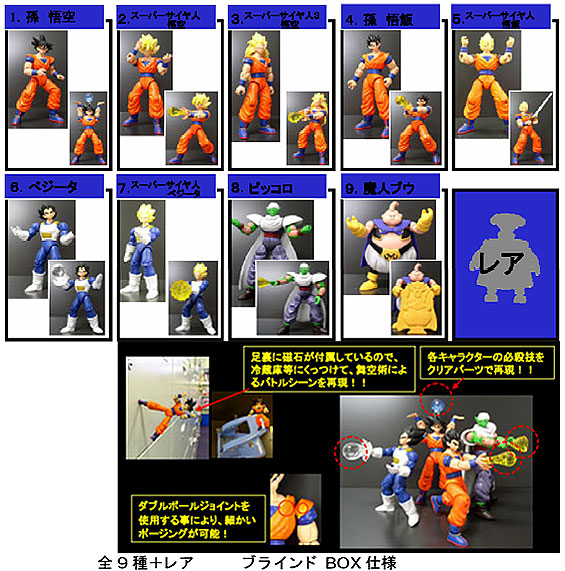 Yahoo!オークション - ドラゴンボールZ マグネットアクション…全