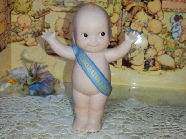 ●Enescoキューピー●お祝いのタスキをかけている子●