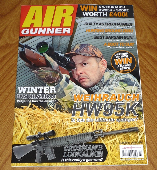 Air Gunner　2015年2月号　エアガン専門誌 イギリス 英語 空気銃 エアライフル エアピストル_画像1