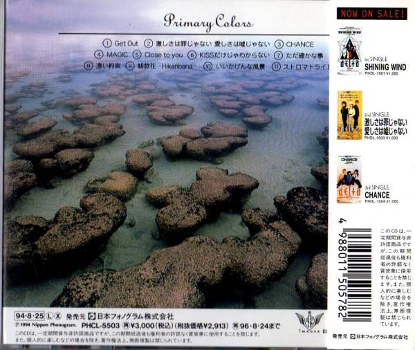 ? DELTA　デルタ/Primary Colors　プライマリーカラーズ　CD/さんまのナンでもダービーEDテーマ（CHANCE）/大井圭子　松川直樹 
