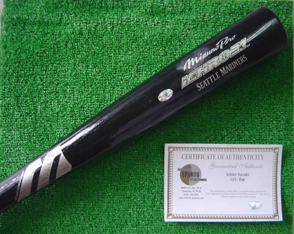 【イチロー】実使用バット MLB初期 博物館級 直筆サインなし