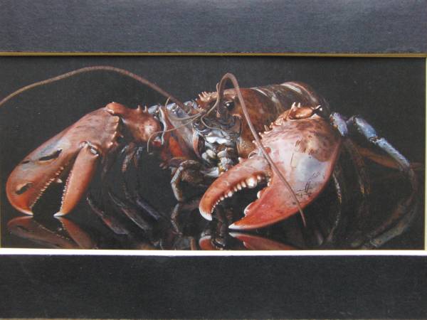  island . confidence .[ illusion . lobster ], rare book of paintings in print .., new goods frame attaching 