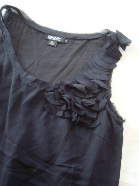 DKNY シルクトップス sizeP ダナキャラン