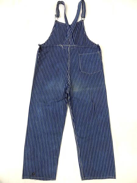  Vintage редкий 20S 30S War bashuwabashu индиго ткань boys комбинезон игла .. пончики кнопка редкость общий рисунок индиго белый 