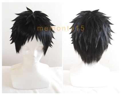 ブラック黒 耐熱 ショート ウィッグ ハイキュー!! 赤葦京治 コスプレ衣裝 セット済 赤葦 コスプレ コスプレウィッグ