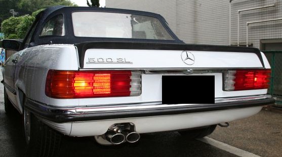■　ベンツＲ107　500ＳＬ センター～リヤマフラー■觸媒付き