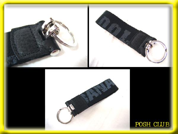  Dolce & Gabbana <P543> хлопок * кольцо для ключей * чёрный x чёрный 