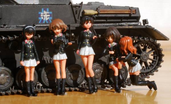 . atelier made 1/35 Girls&Panzer Ankoo anglerfish team PJ. set 