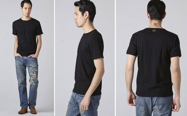 AVIREX アヴィレックス 半袖 クルーネックTシャツ XL ブラック 黒 アビレックス 新品 DAILY S/S CREW NECK T-SHIRTの画像2